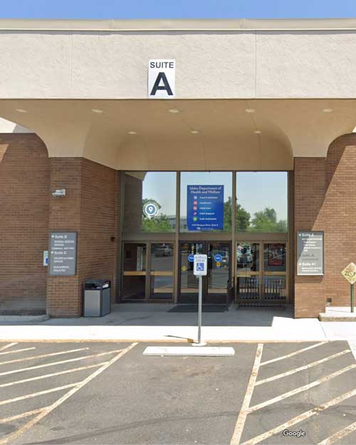 Exterior view of the Idaho Department of Health and Welfare building, overseeing daycare costs and childcare regulations in Idaho.