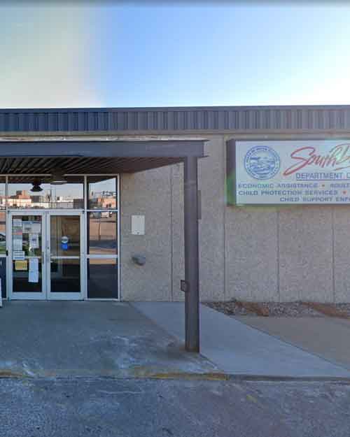 South Dakota Department of Social Services building exterior.